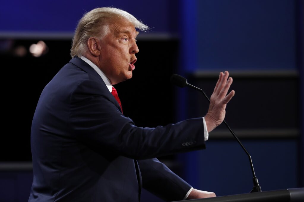 Trump durante el debate: “Soy la persona menos racista de esta sala”