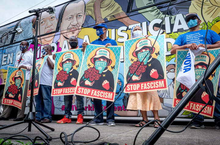 Bus de beneficiarios del TPS