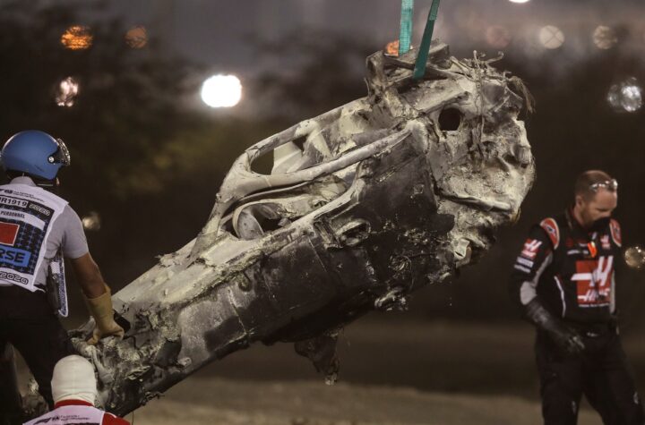 Grosjean sin fracturas
