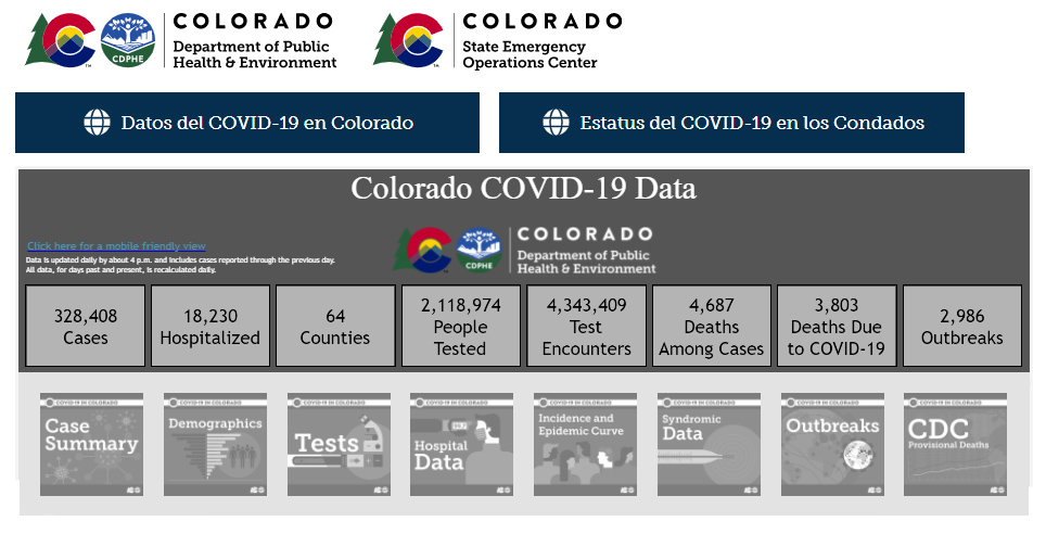 New Stain of COVID-19 Detectan en Colorado nueva cepa del covid-19