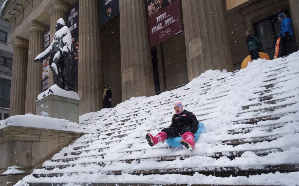 Un gran temporal todo el noreste de EE.UU.
