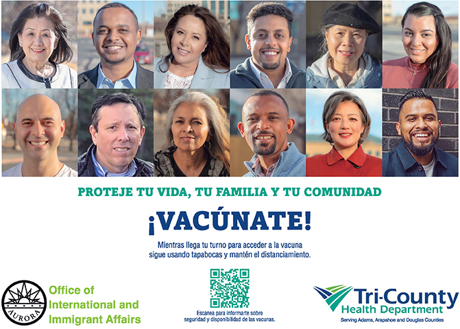 vacunate proteje tu vida, tu familia y tu comunidad