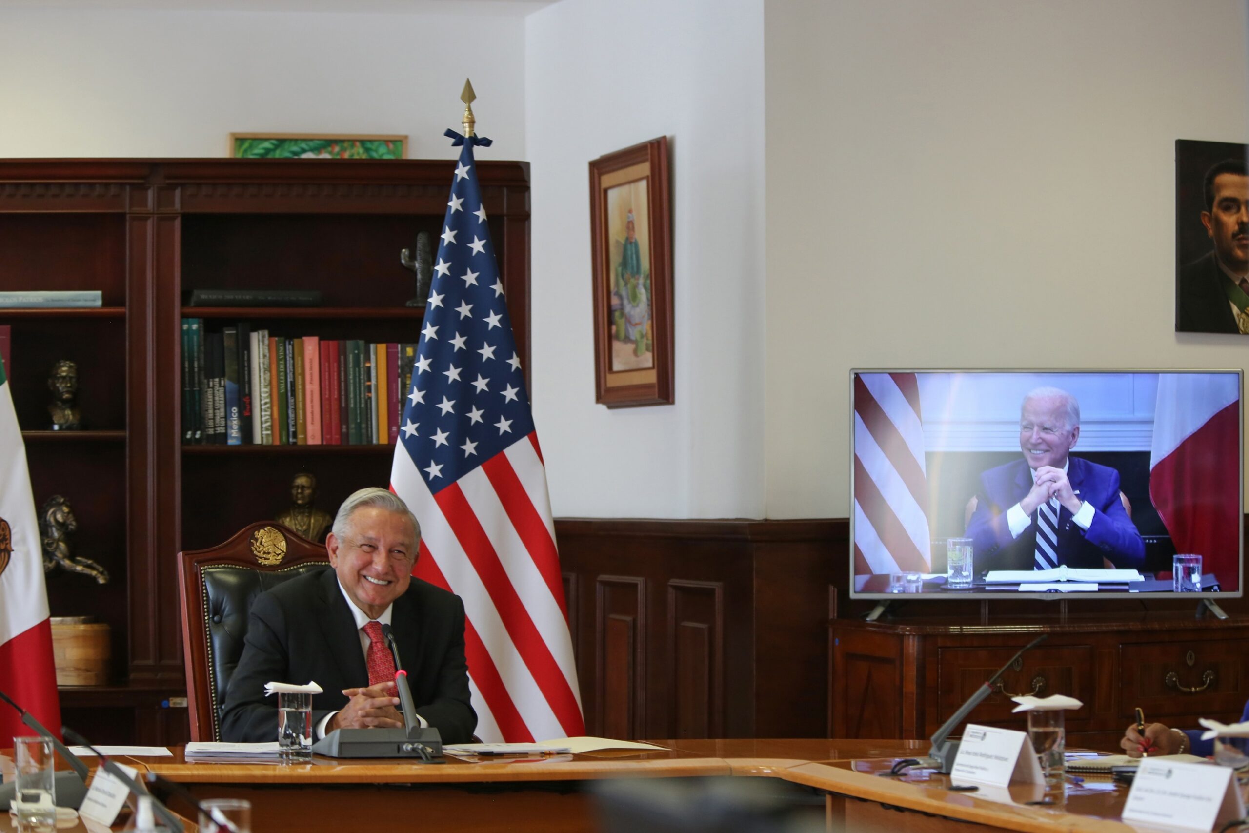 López Obrador y Biden inauguran una relación sin "ninguna discrepancia"