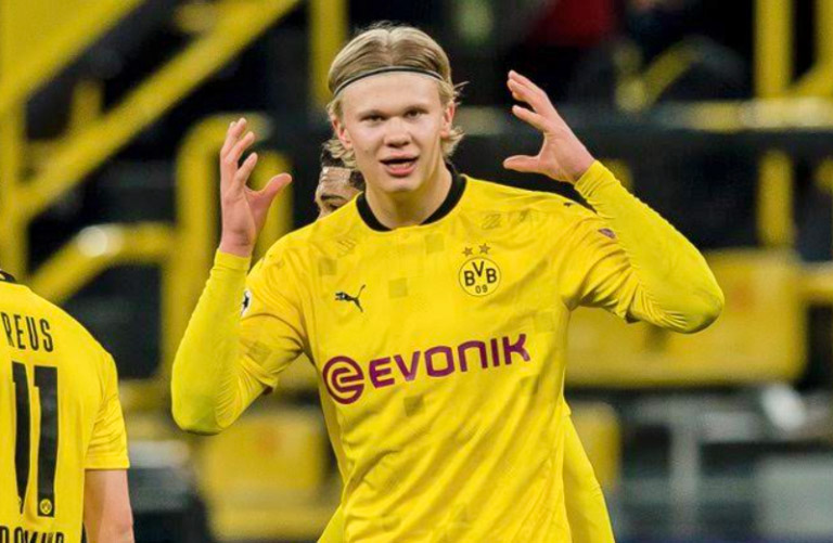 Doblete de Haaland clasificó al Dortmund a 4tos de Final de la Champions
