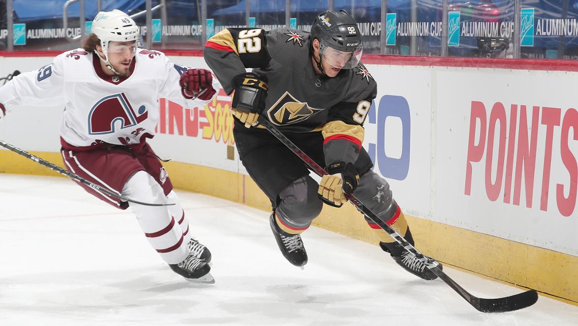 Golden Knights derrotó 3-2 a Avalanche