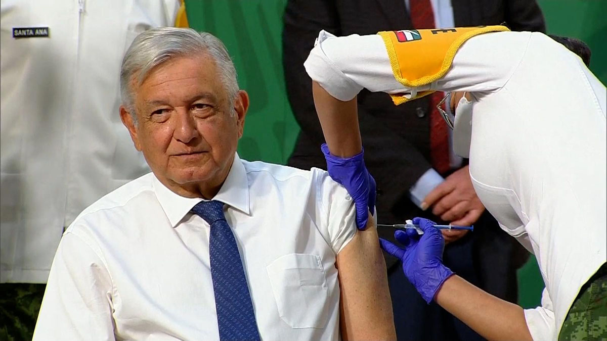 AMLO sin reacciones graves