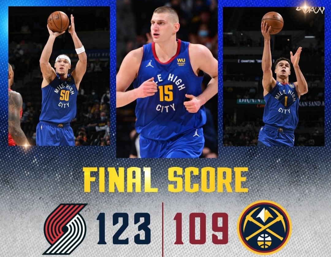 Trail Blazers pegó primero en la serie contra Nuggets (123-109)