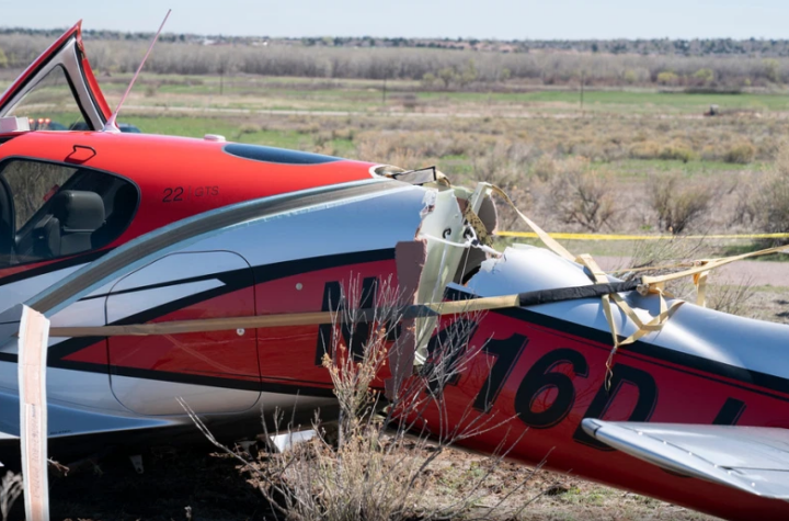 Sin heridos ni víctimas accidente aéreo sobre el Parque Cherry Creek