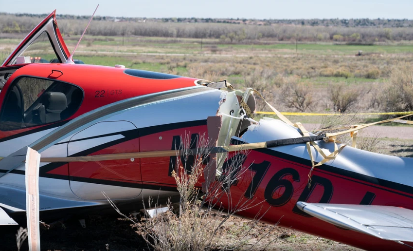 Sin heridos ni víctimas accidente aéreo sobre el Parque Cherry Creek