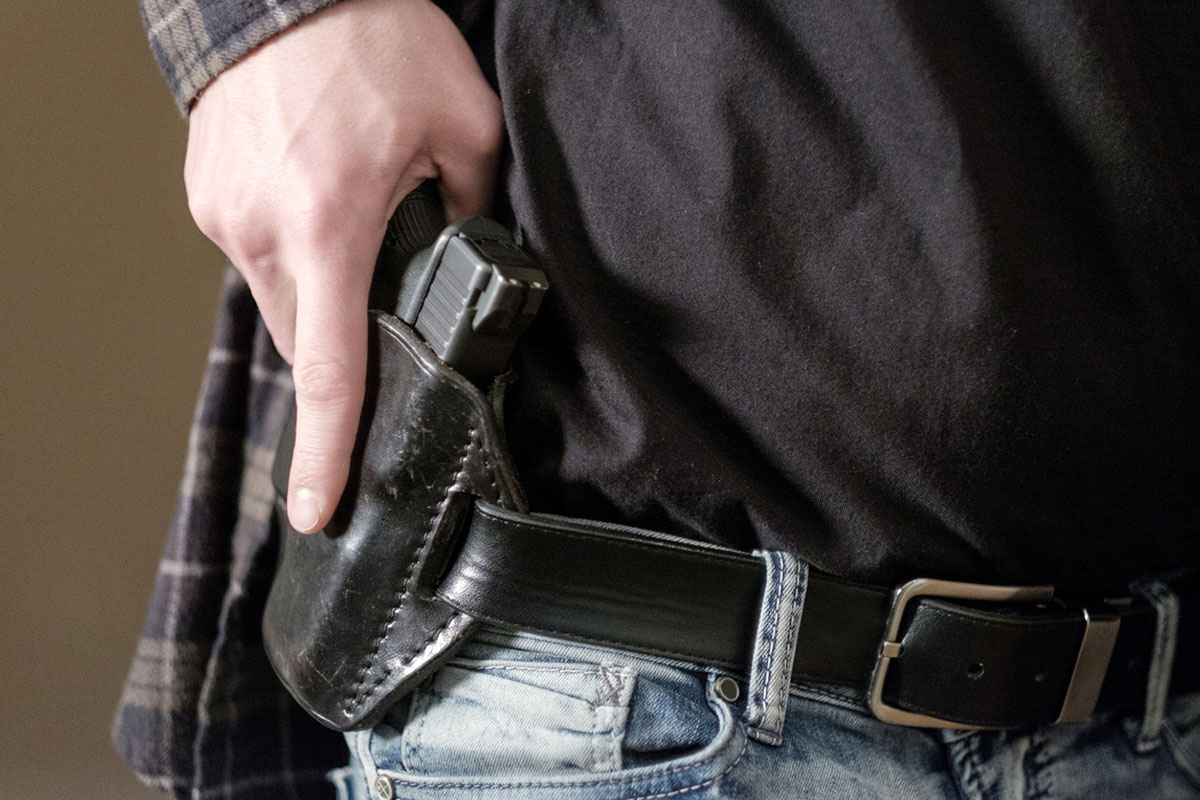 Libre porte de pistolas