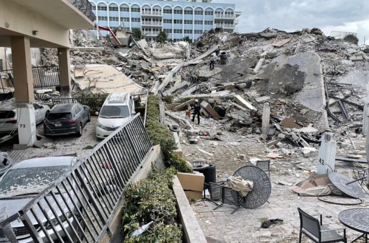 Suben a 3 muertos por derrumbe edificio en Miami