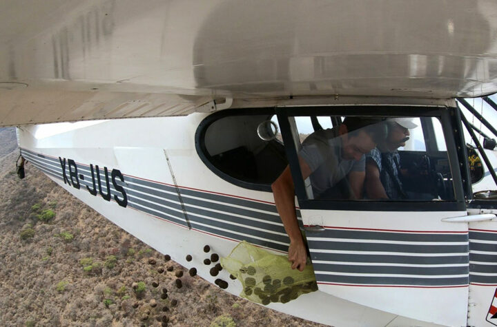 Bombardeo contra sequía