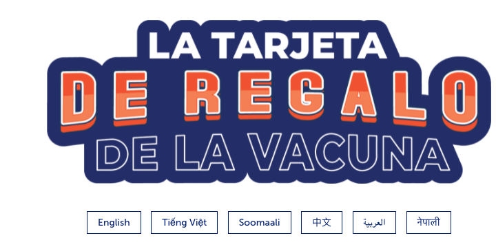 Otorgan tarjeta de regalo por la vacuna en Colorado hasta el 30 de julio