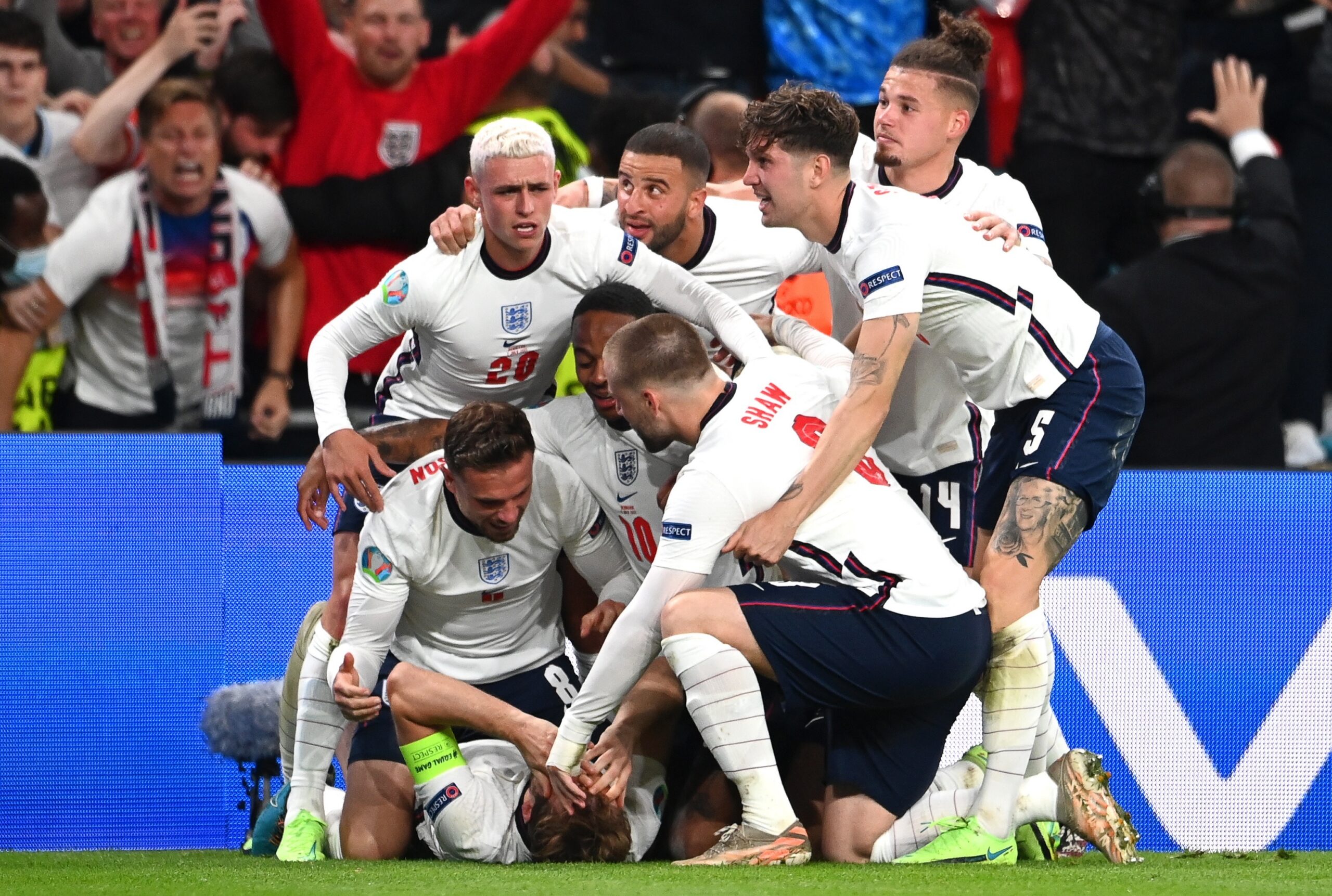Italia vs Inglaterra en la final de la Euro