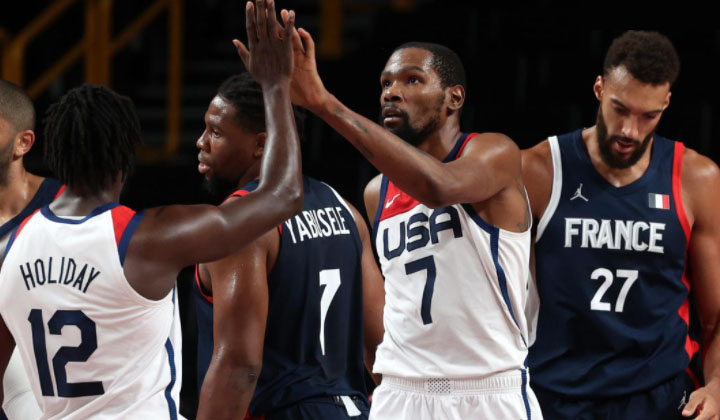 EEUU dominó en baloncesto