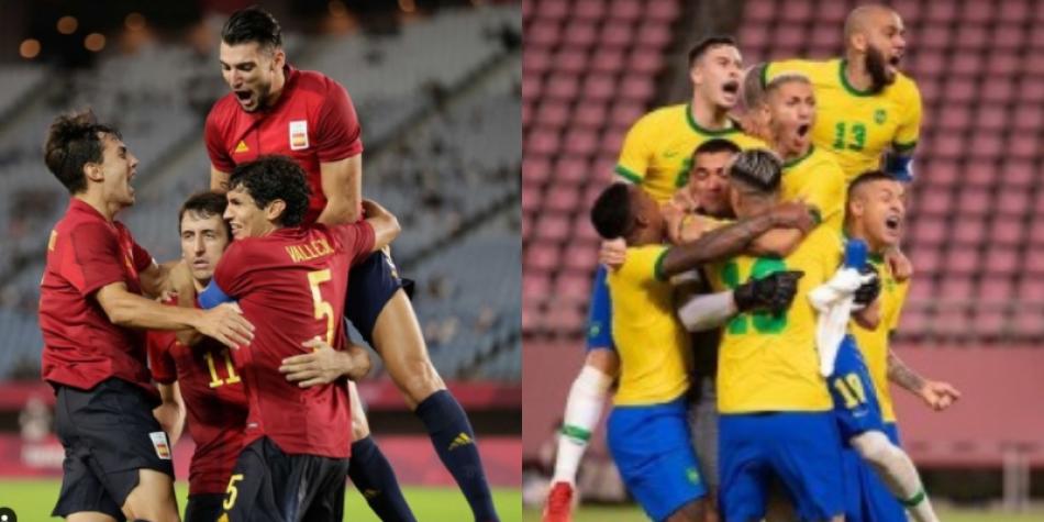 Brasil Vs España: la gran final del fútbol olímpico