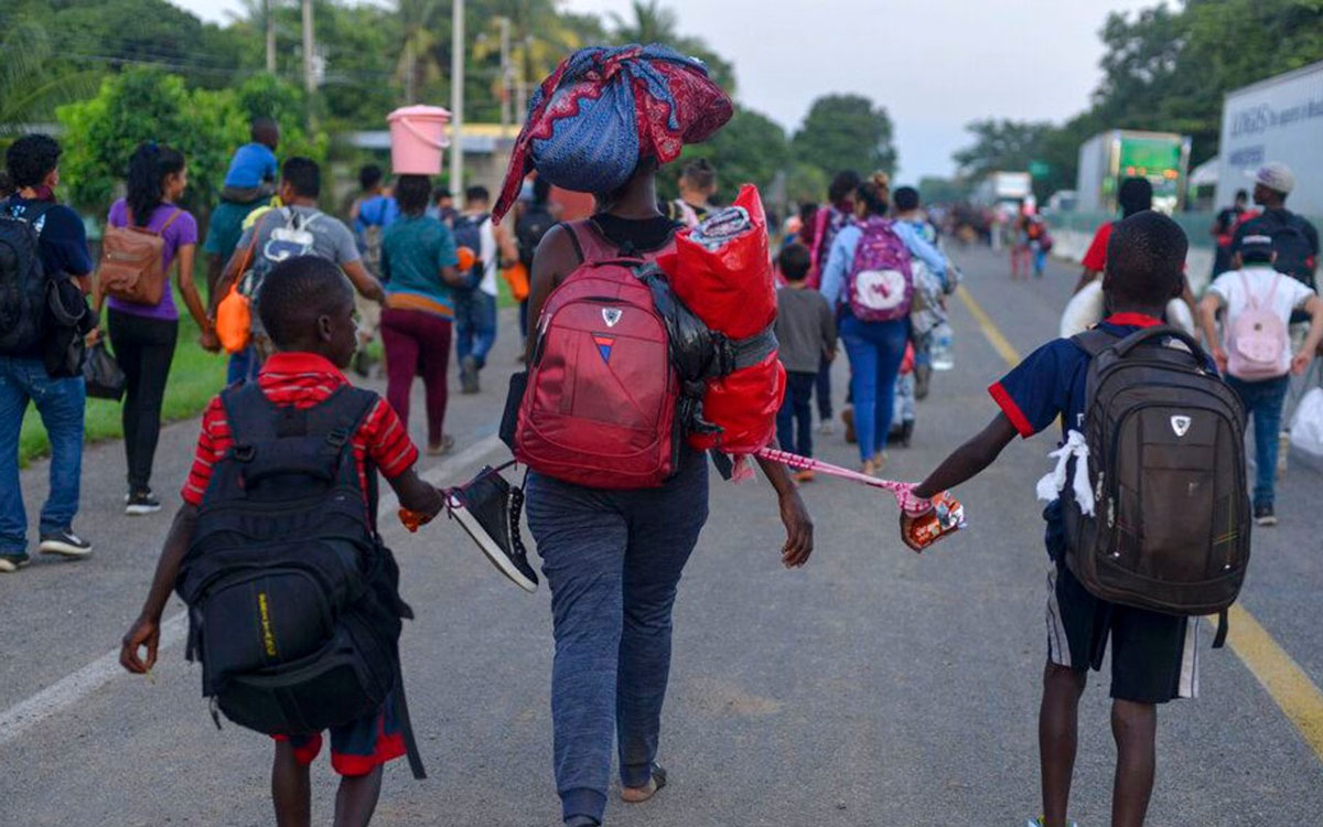 Desintegran caravana migrante