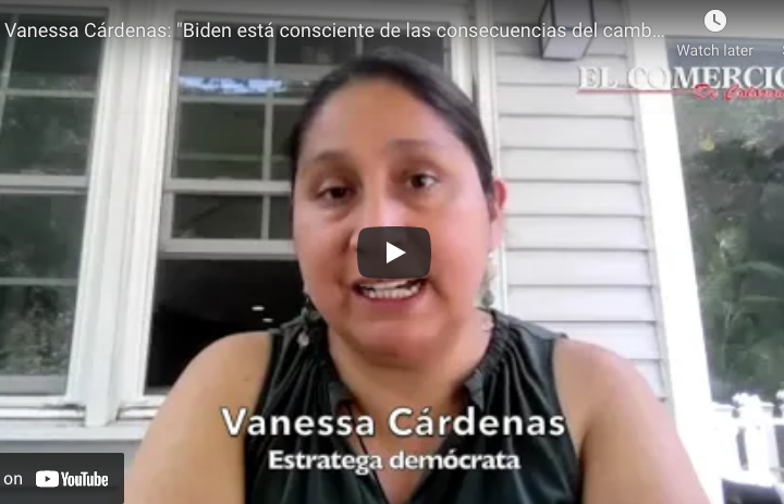 Vanessa Cárdenas: "Biden está consciente de las consecuencias del cambio climático en EEUU"