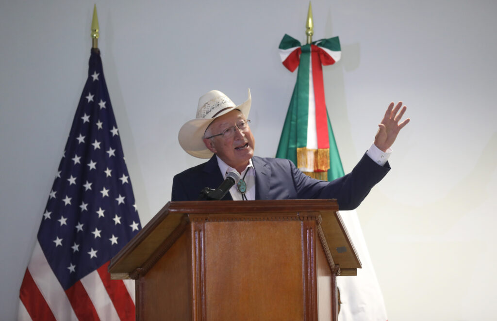 Ambassador Ken Salazar arrives in Mexico City