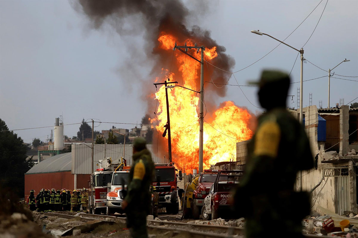 Explosión de gasoducto