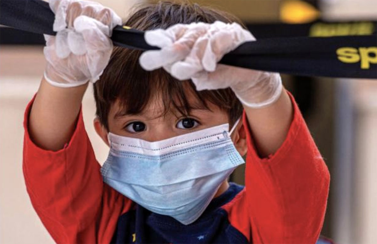 Ómicrón atacó dos millones de niños