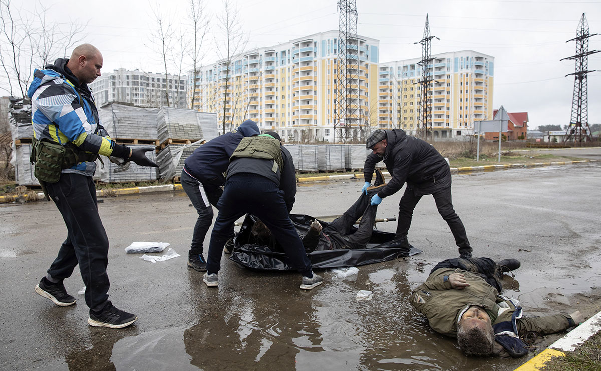 Matanza de Putin en Bucha causa consternación