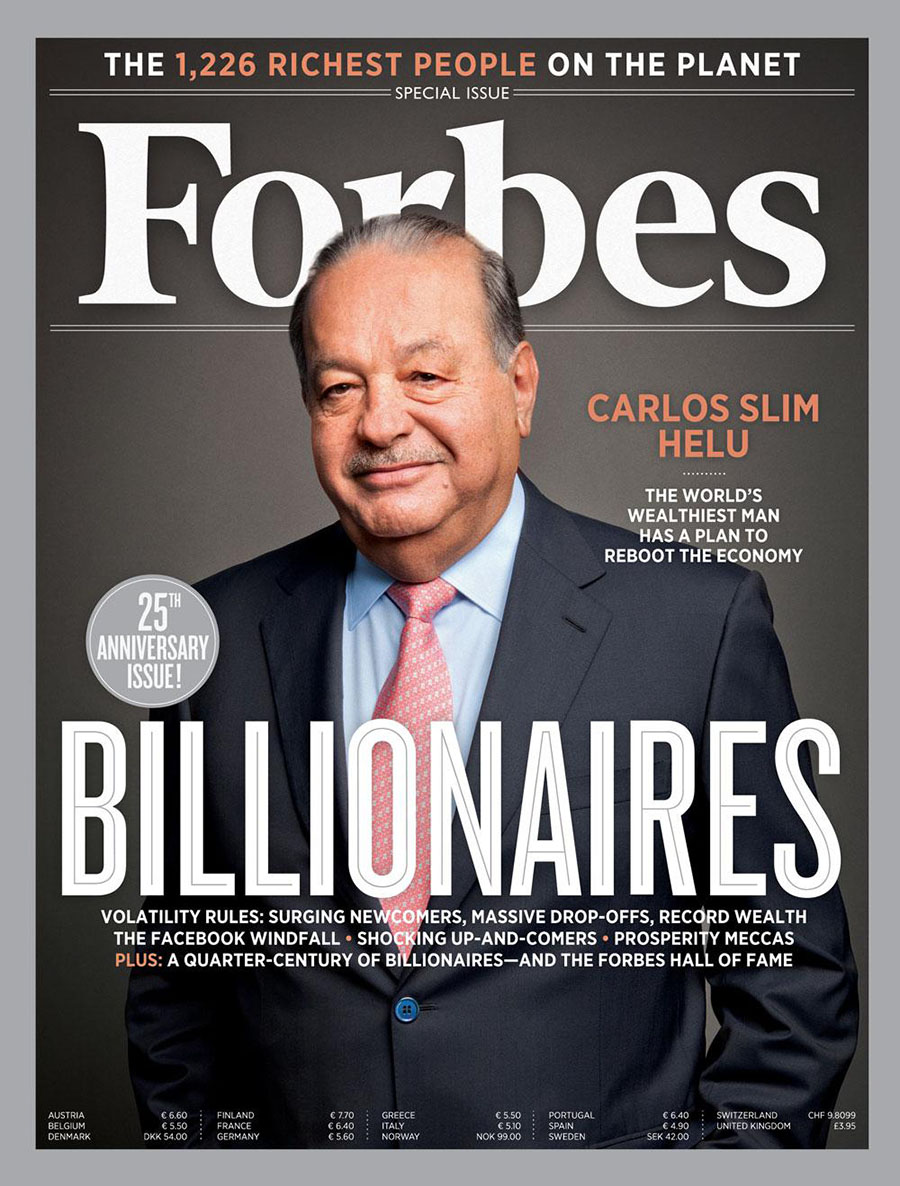 Slim lidera lista FORBES