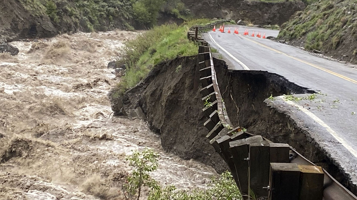 Yellowstone inundado
