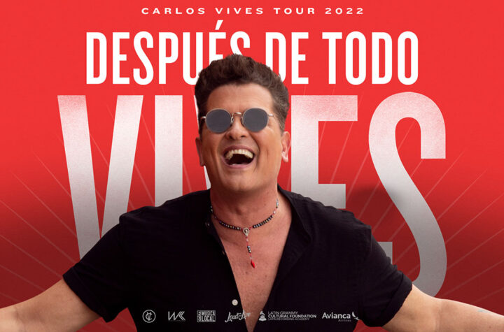 Carlos Vives llega con desbordante alegría