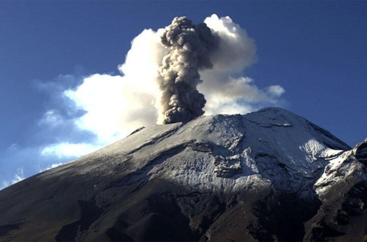 Atención al volcán Popocatépet