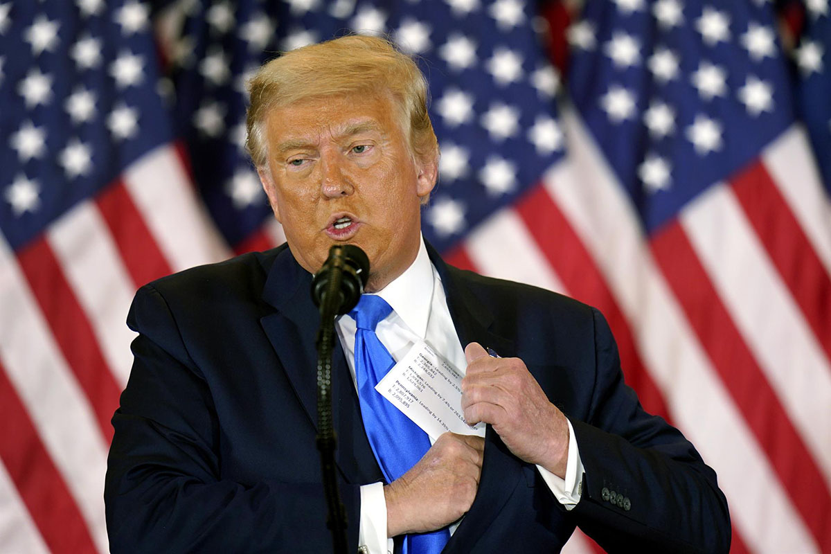 Se lanzó Trump