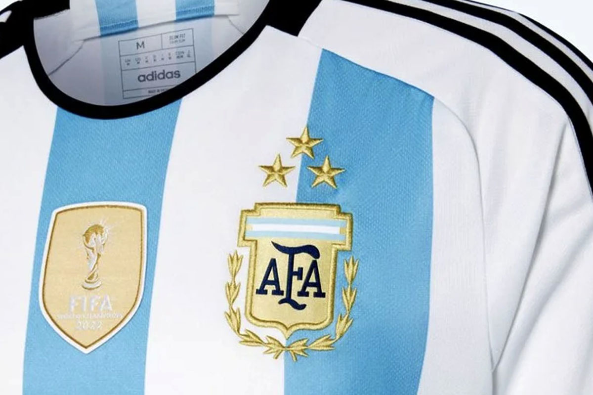Nueva camiseta albiceleste