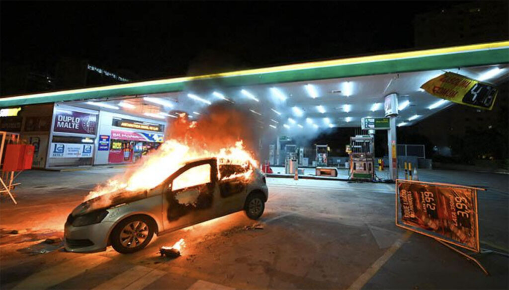 Bolsonaristas revoltosos