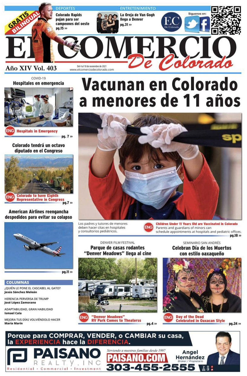 Premian nuestro esfuerzo por servirles - El Comercio de Colorado