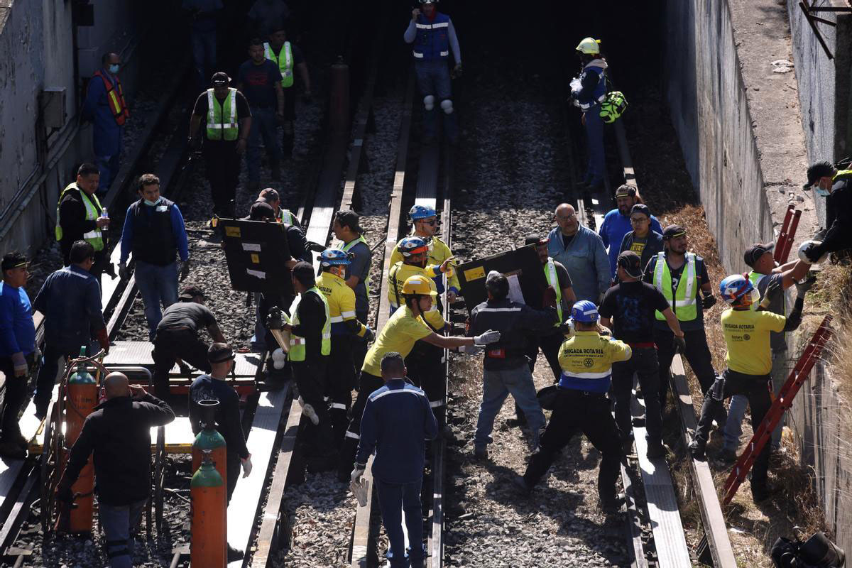 Investigan accidente del metro
