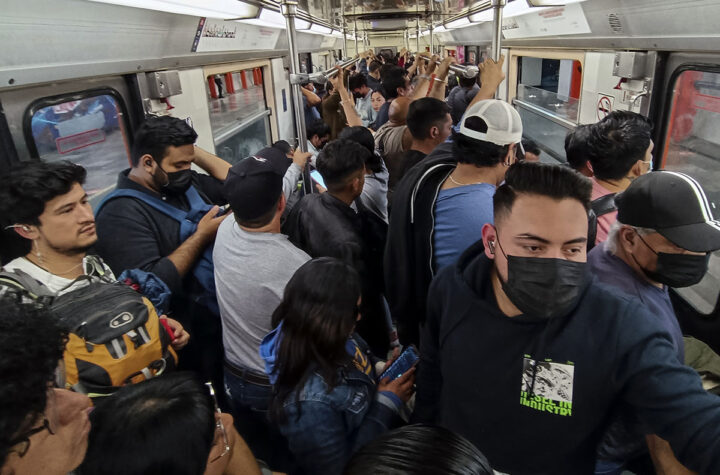 El temor viaja en el metro de Ciudad de México