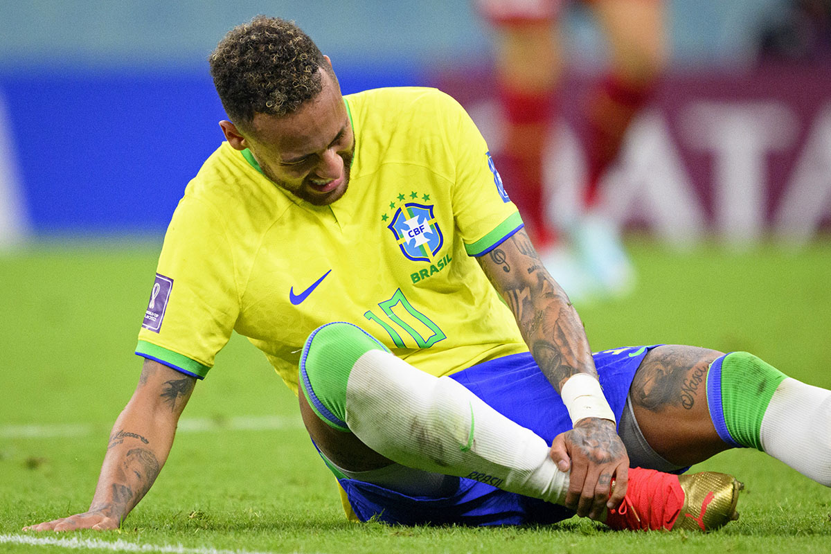 Lesionado Neymar