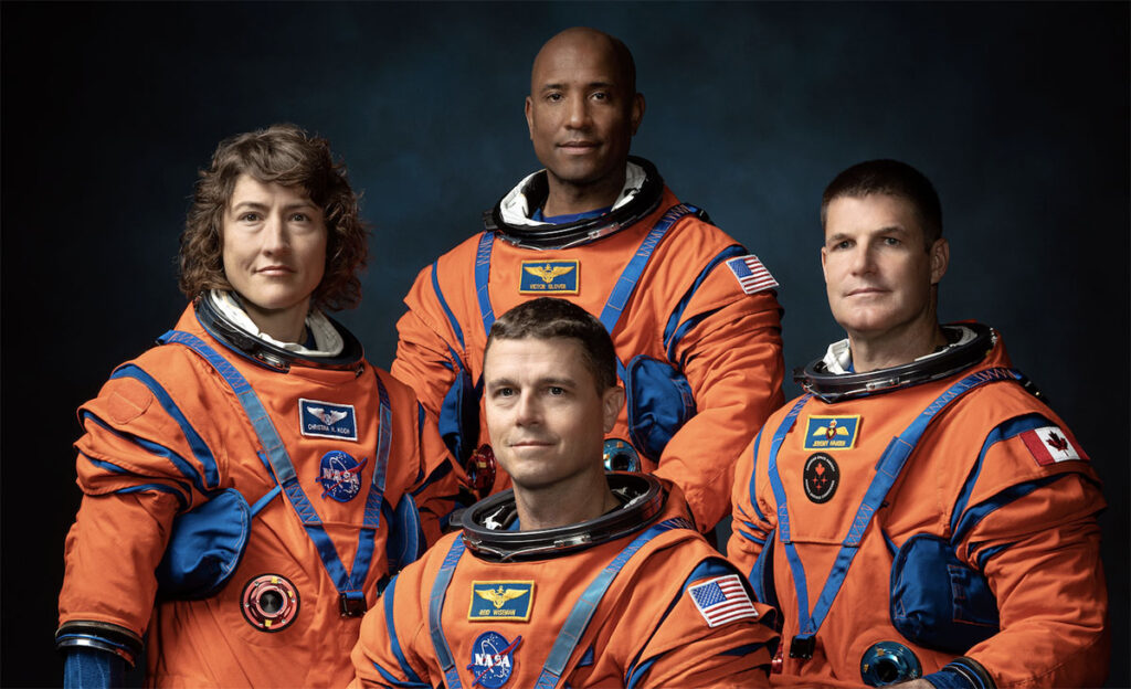 La NASA elige a cuatro tripulantes que viajarán a la Luna