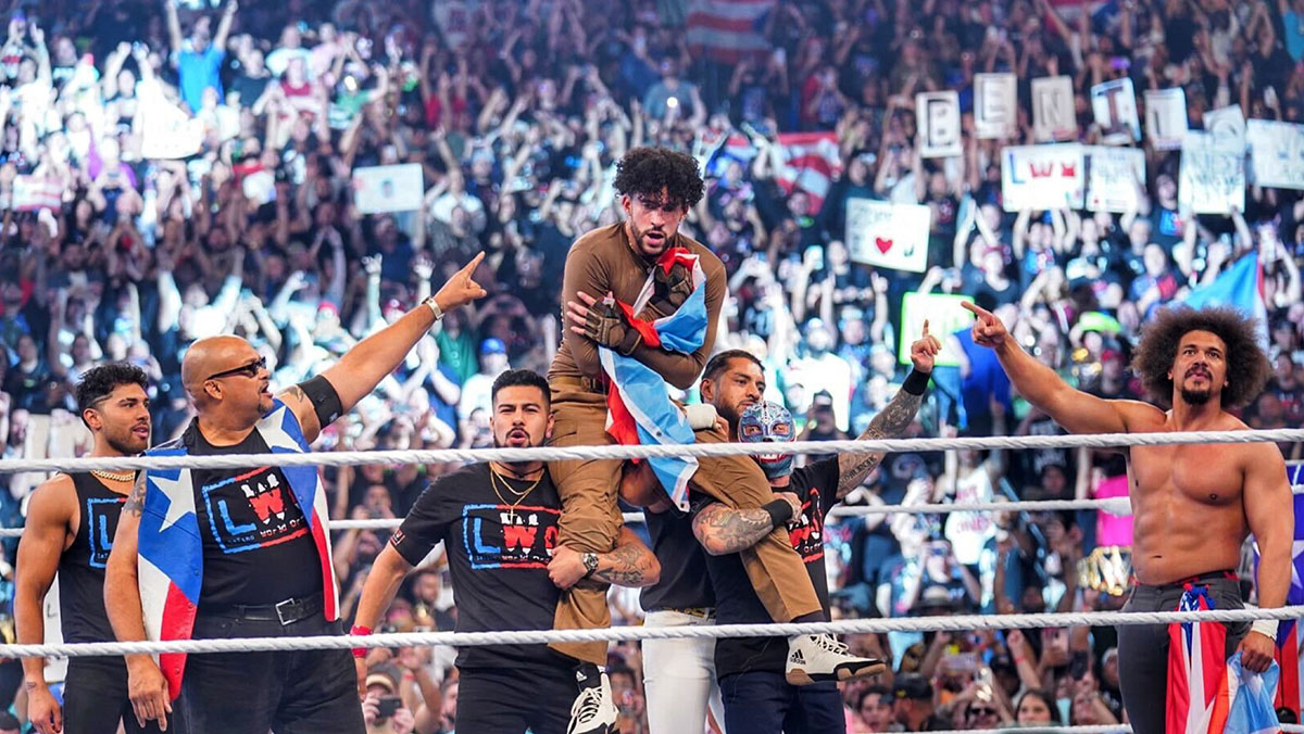 Bad Bunny triunfa en la WWE backlash 2023