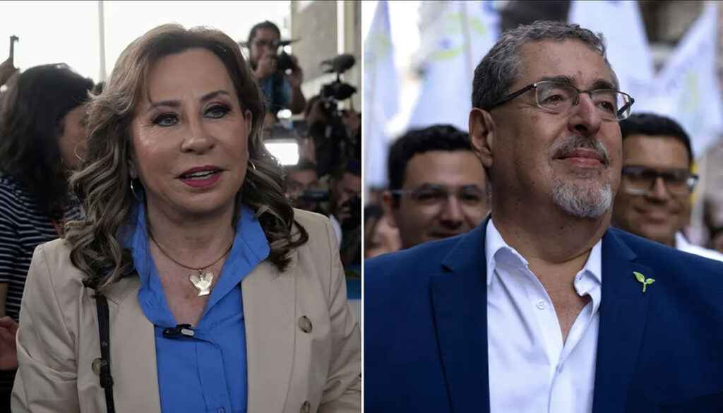 Una exprimera dama y un diputado disputan presidencia de Guatemala