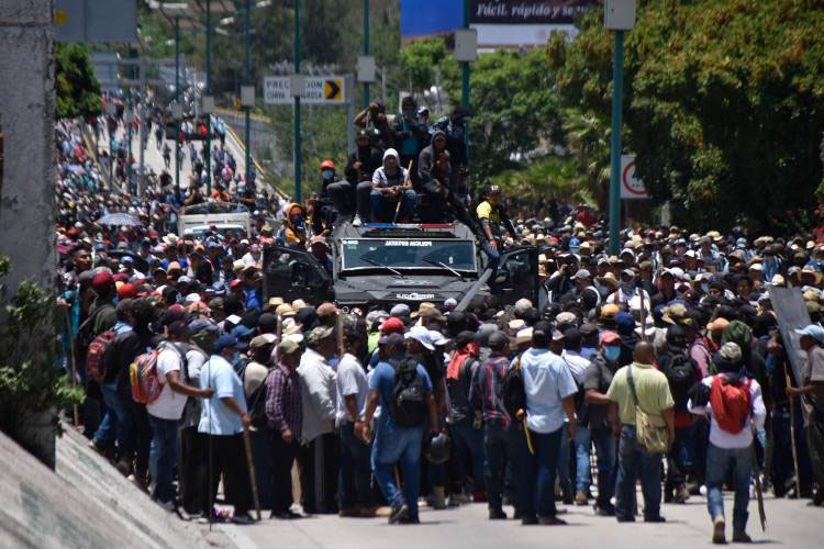Caos y bloqueo de carreteras