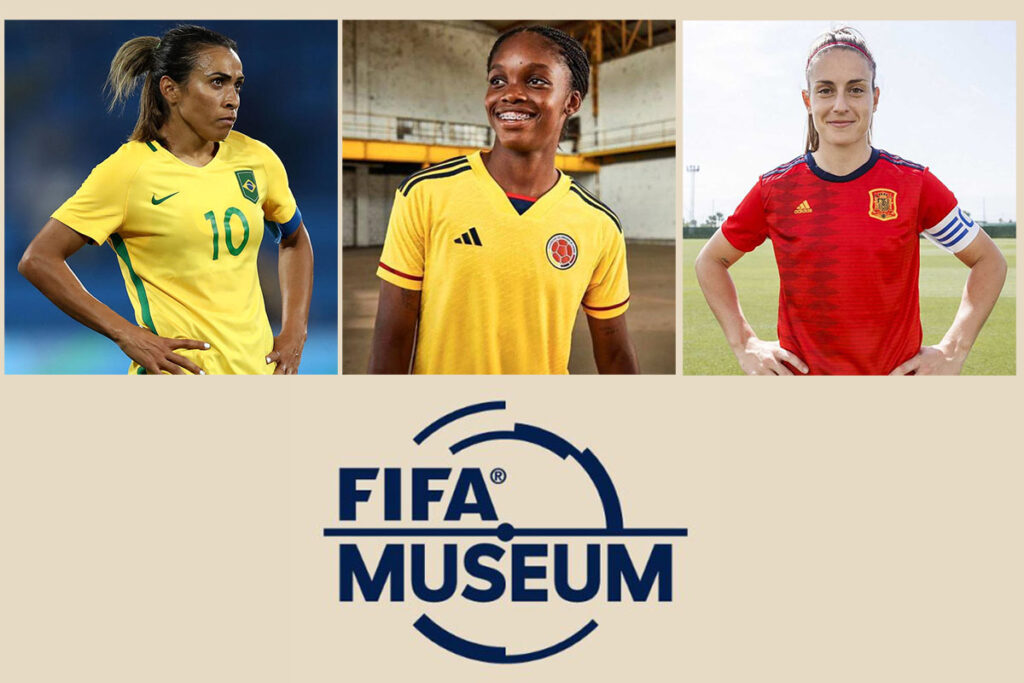 Putellas, da Silva y Caicedo homenajeadas en el Museo de la FIFA
