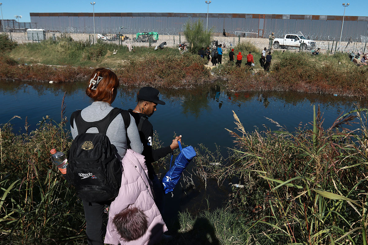 Super caravana arribó a frontera México-EEUU