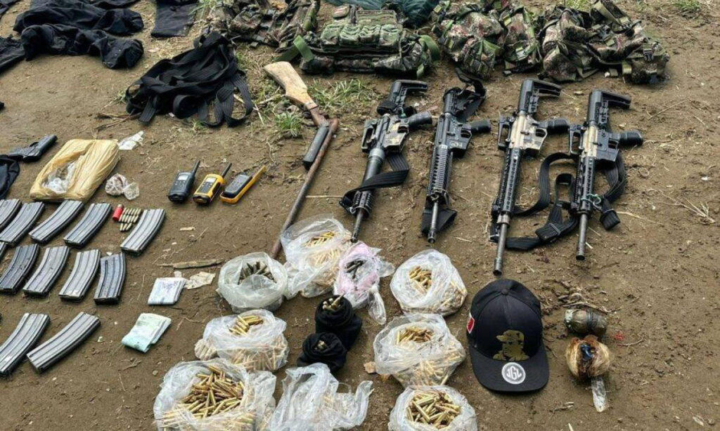 Incautan drogas y armas