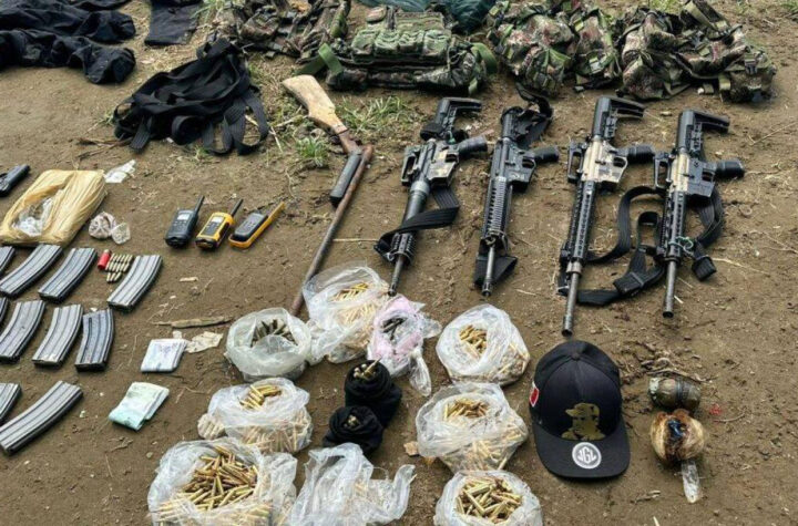 Incautan drogas y armas