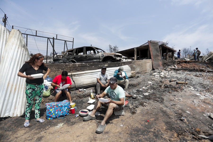 Incendios devastadores