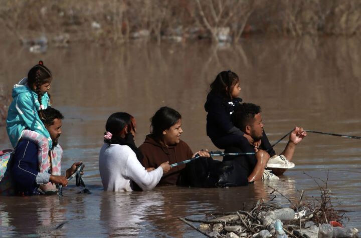 Crecida del río Bravo