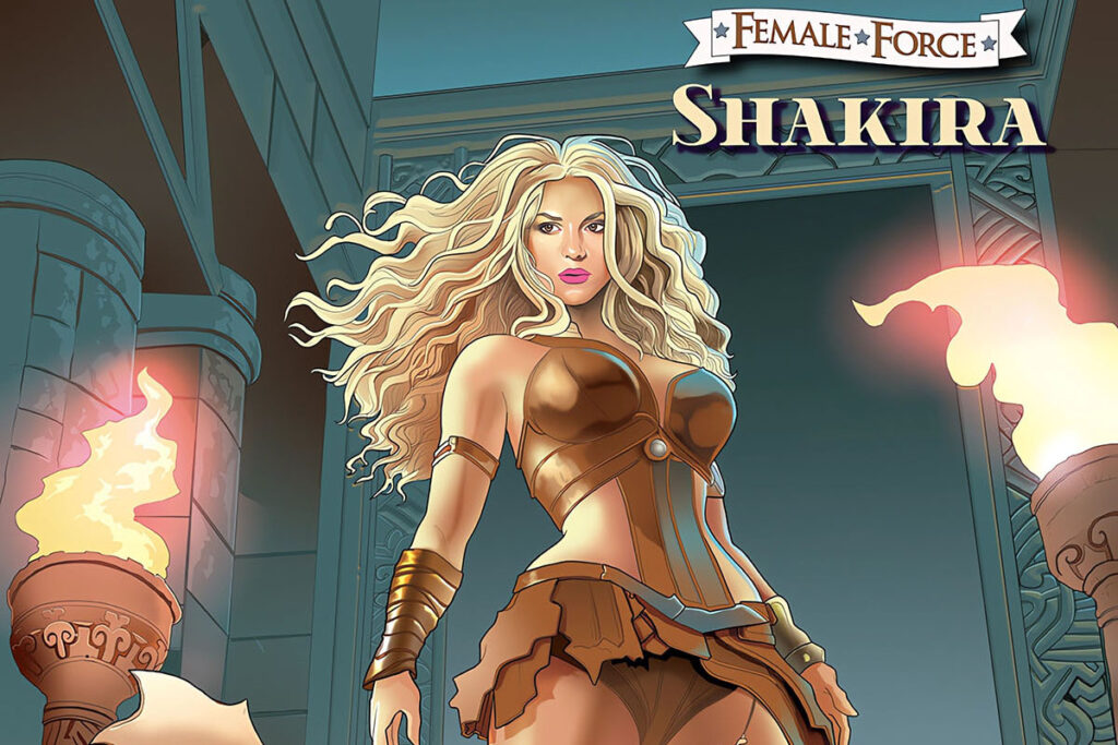 Inmortalizan a Shakira en un cómic sobre poder femenino