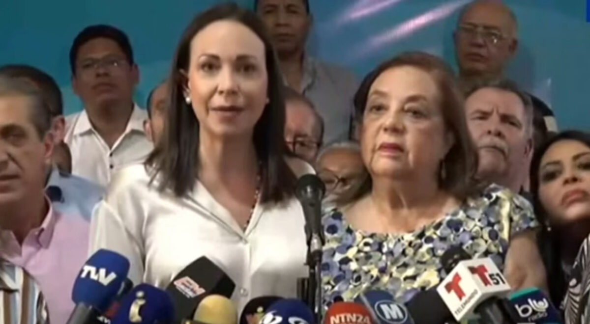 María Corina Machado designa a Corina Yoris como candidata presidencial de la unidad opositora en Venezuela