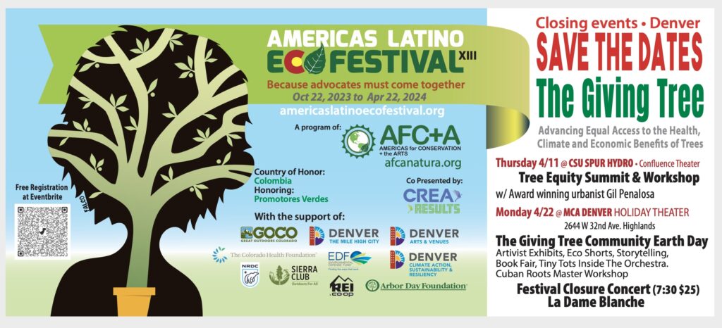 Celebrating the Tree Equity Summit in Denver Celebran cumbre de la equidad arbórea en Denver